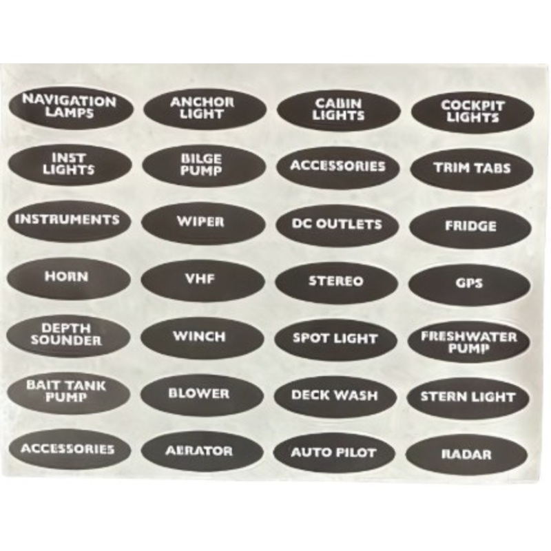 Label Switch BEP Oval Sticker