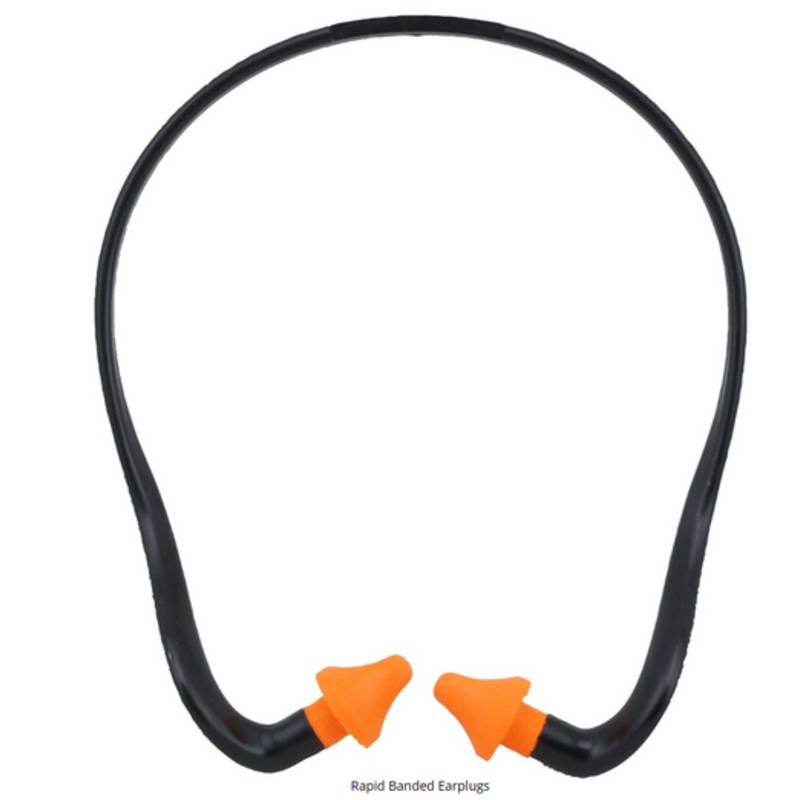 Ear Plugs with Band + Spare Plugs