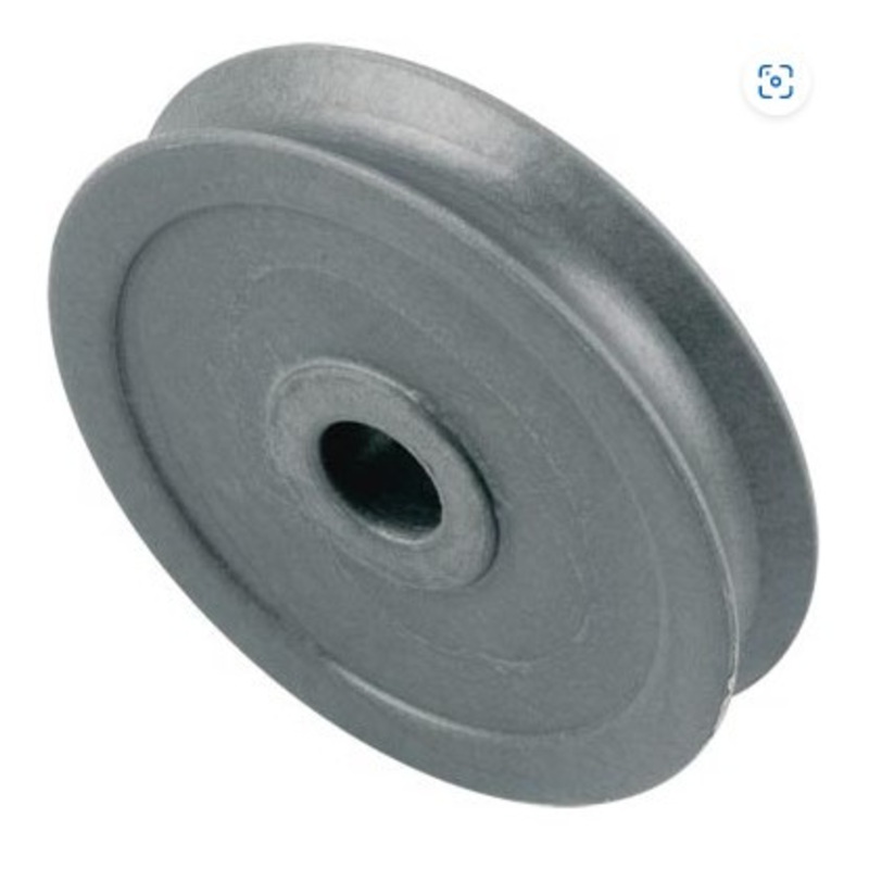 Rope Sheave 75mm Glass Reinforced Nylon White