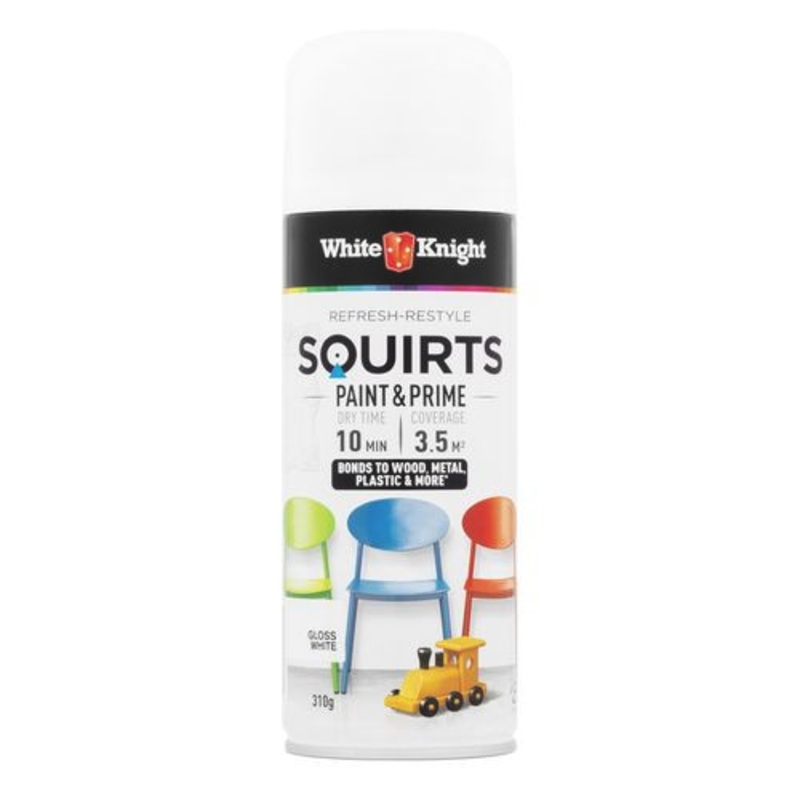 Squirts Gloss White Spray Paint