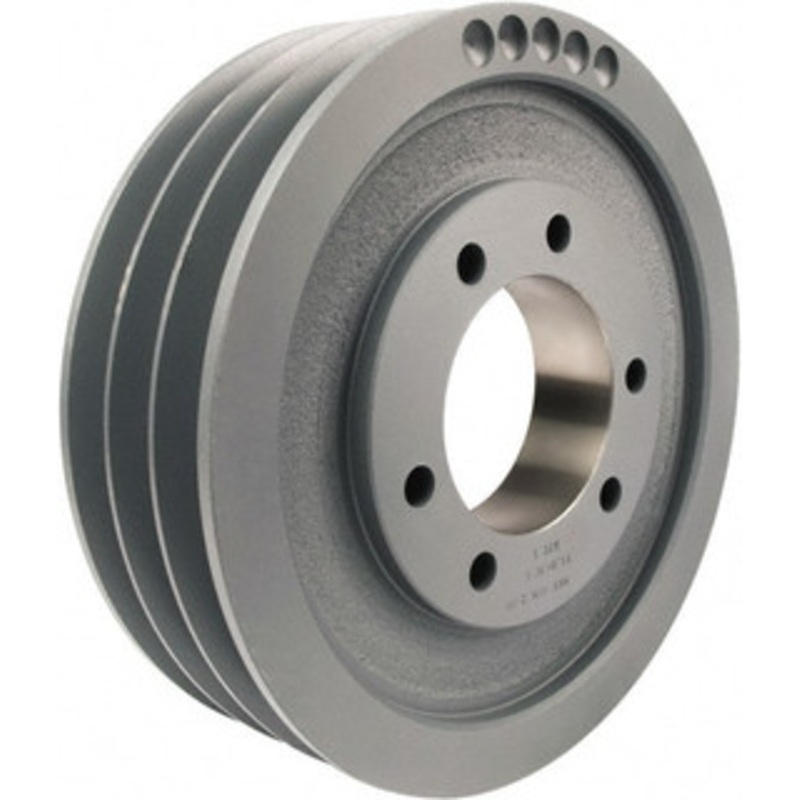 TB Woods 3 Groove, 7/8 to 3-1/2 Bore Diam, 11.4 Outside Diam, QD Bushed V Belt Sheave 11.00 C Diam Belt Pitch 1103C – 82246729