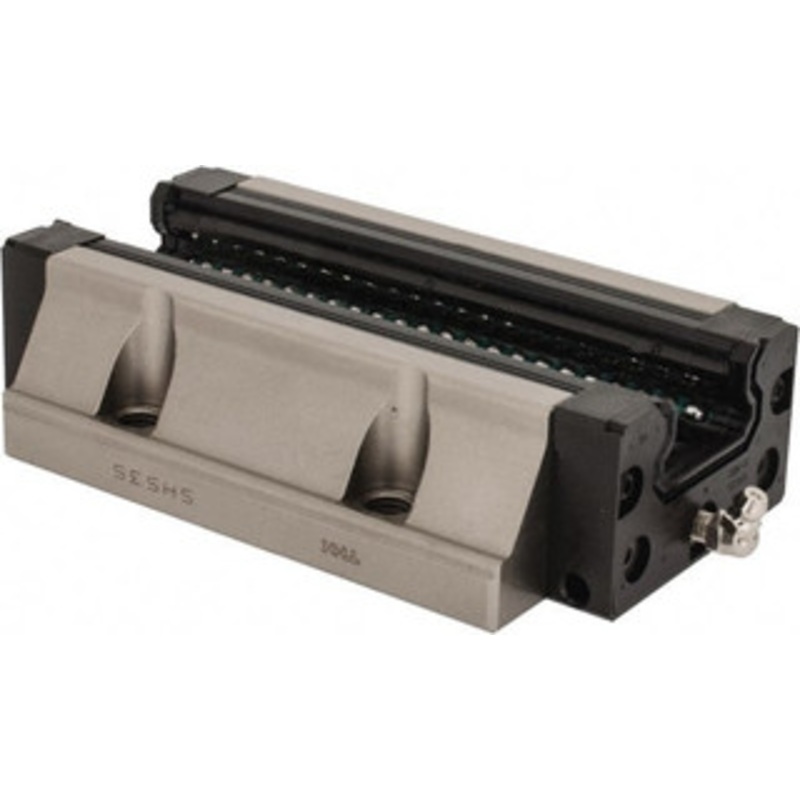 THK 106mm L x 90mm W x 35mm H, 52mm Transverse Hole Spcg, 72mm Lateral Hole Spcg, 4 Way SHS Block w/Caged Ball 31mm Overhang, 44.8 Kn Dynamic Capacity, M10x8.5 Hole, 66.6 kn Static Load Rating, 42 High Assembly SHS30C1SSGKBLOC – 00372524