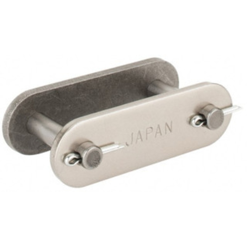 U.S. Tsubaki 2 Pitch, ANSI C2080H, Cottered Roller Chain Connecting Link Carbon Steel, For Use with Double Pitch Roller Chain C2080HCL – 73060303
