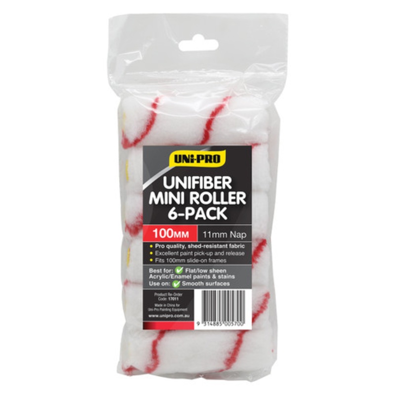 Mini roller 6 pack 100mm
