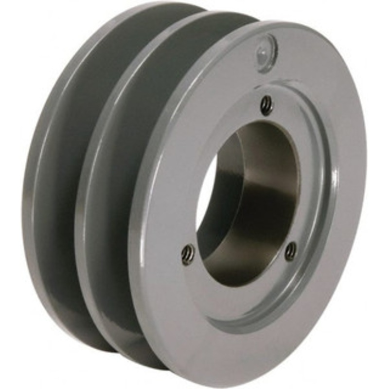 TB Woods 2 Groove, 1/2 to 1-5/8 Bore Diam, 4.15 Outside Diam, QD Bushed V Belt Sheave 3.4 A Diam Belt Pitch 382B – 82246810