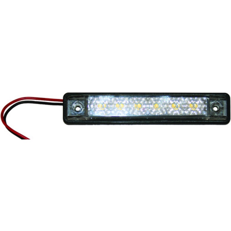 Waterproof Strip Light 6 x white LEDs