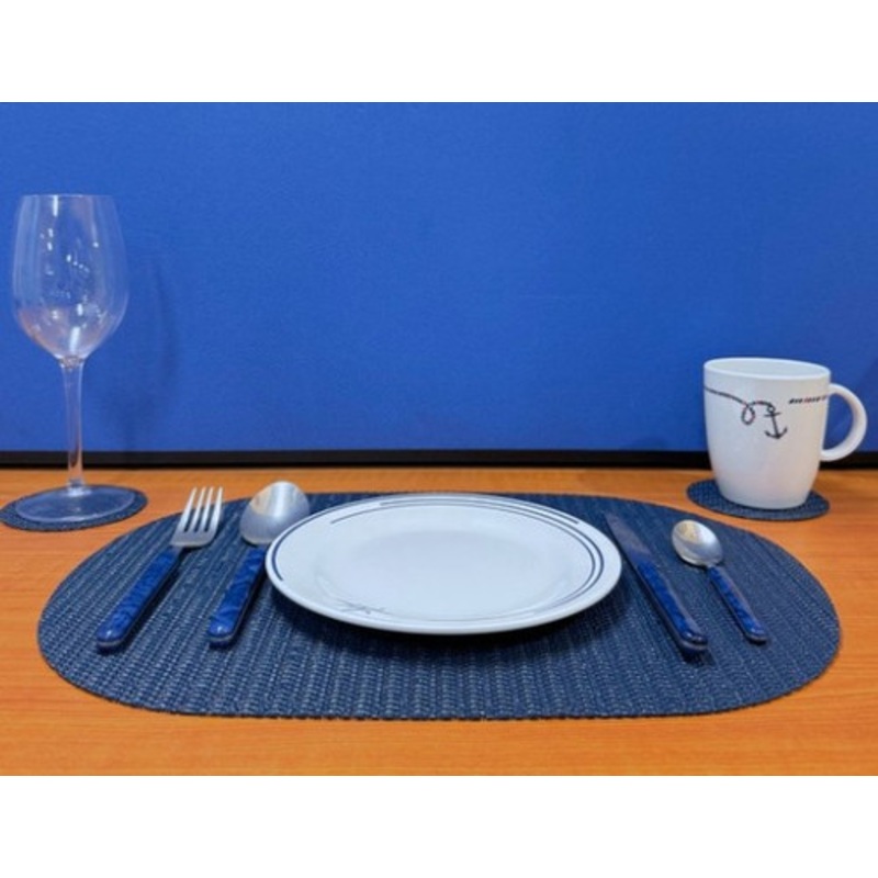 Non-Slip Table Setting Blue