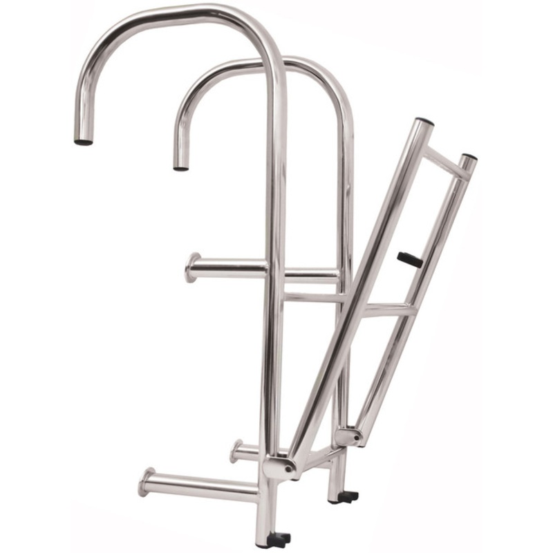 Ladder Stainless Steel 4 Rung Step Thru