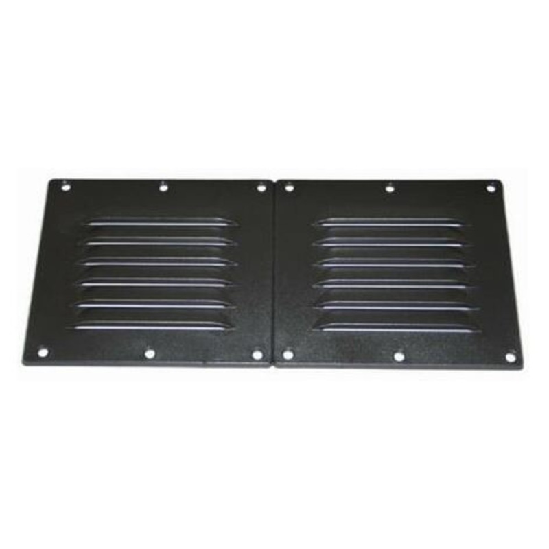 Louvre Vent Black 255 x 115mm