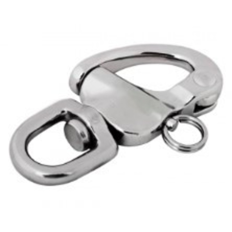 Snap Shackle Swivel Eye S/S 120mm