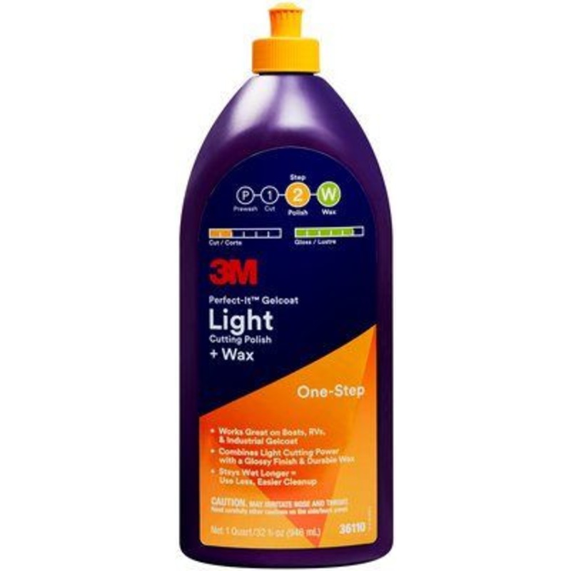 3M Light Cutting Polish & Wax 946ml