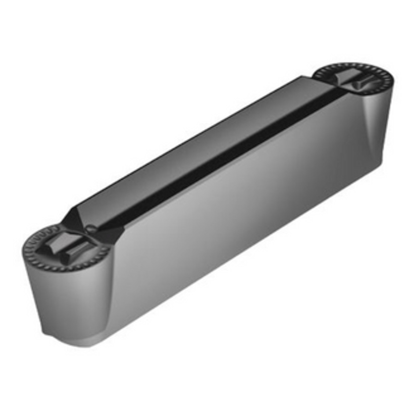 Walter GX Grooving & Parting Carbide Insert, RD4 Chipbreaker, Grade WSM33S, Neutral Lead Angle, 0.059 Radius, 0.118 Insert Cut Width, Insert GX24-2E300N15-RD4