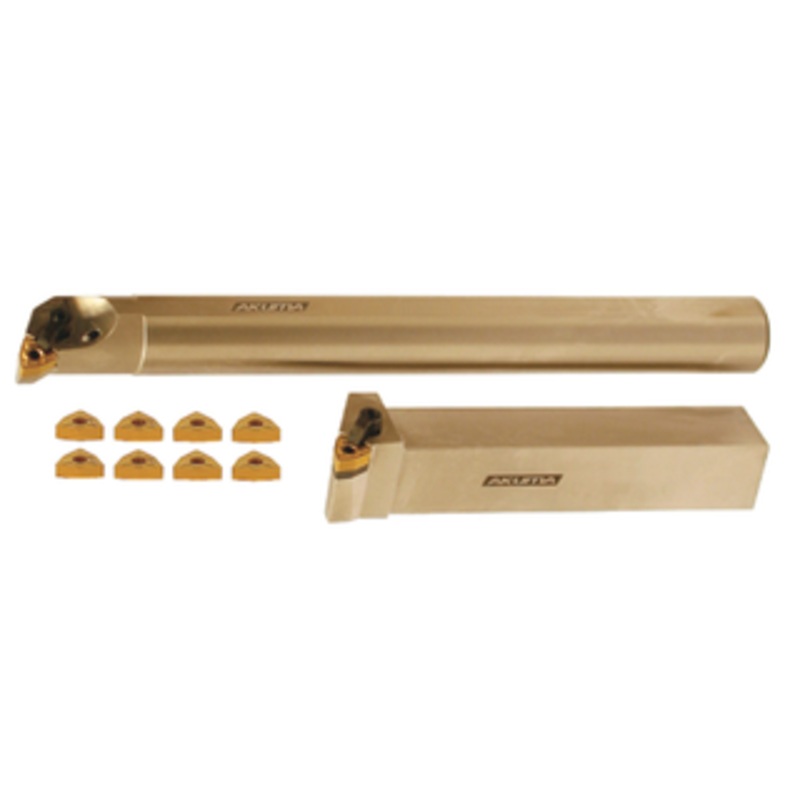 Akuma Turning Holder & Boring Bar Set With Inserts, 1.0 Shank