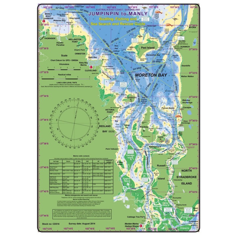 Chart Gold Coast to Manly