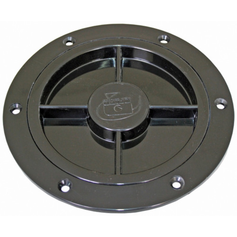 Port Lid Only -100mm Blk