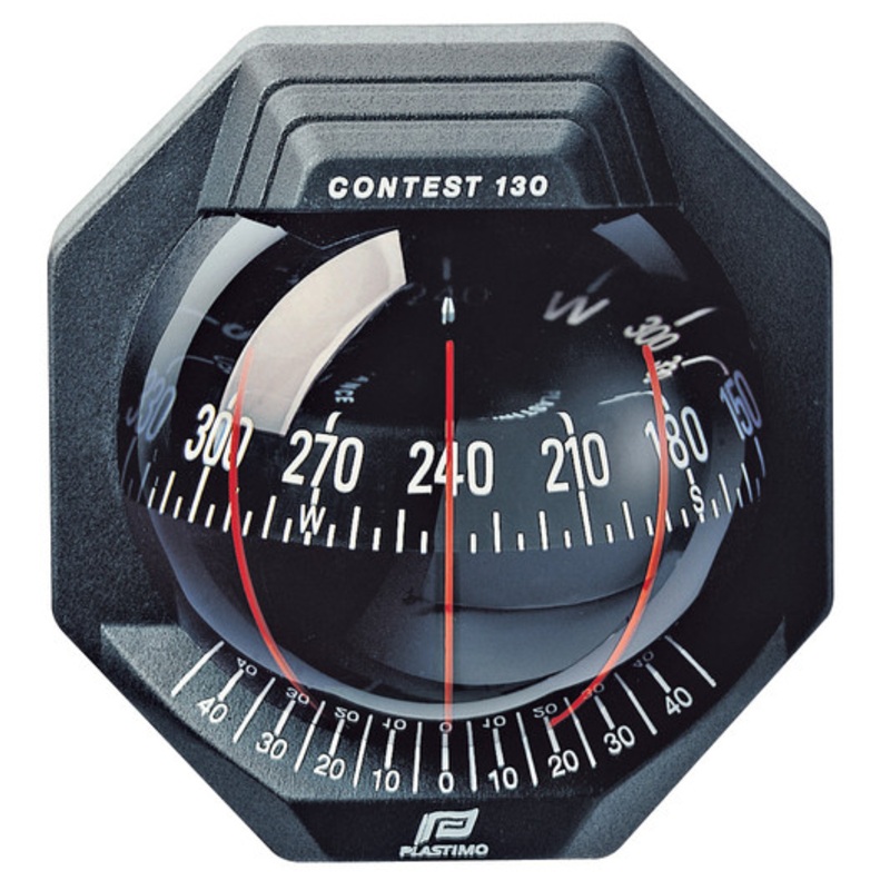 Sailboat Compass Bulkhead Mount 130mm
