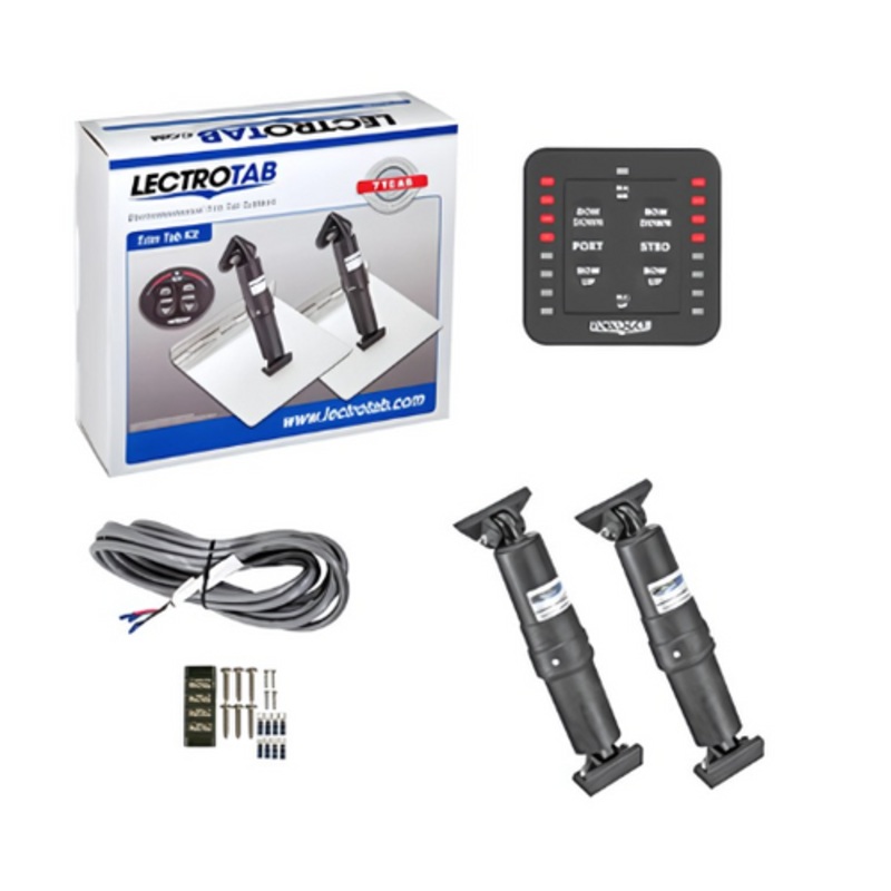 Lectrotab Trim Tab Kit | 10-inch (No Plates)