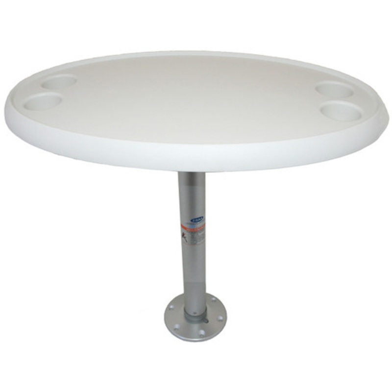 Table Oval with Fixed Pedestal