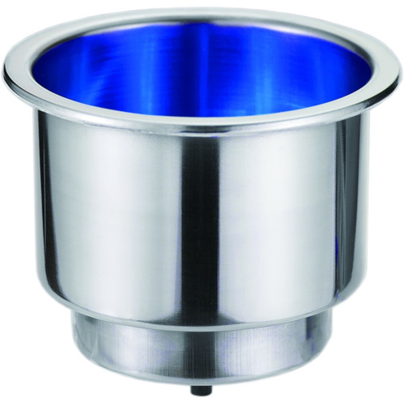 Drink Holder Recessed – 12v blue LED