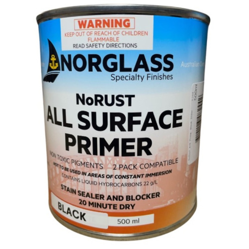 Norglass No Rust 500ml Black