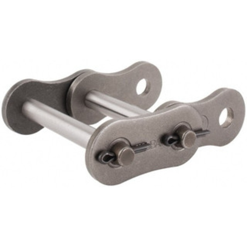 U.S. Tsubaki 1-3/4 Pitch, ANSI 140-2, Cottered Roller Chain Connecting Link Carbon Steel, For Use with Double Strand Chain 140-2CL – 92463389