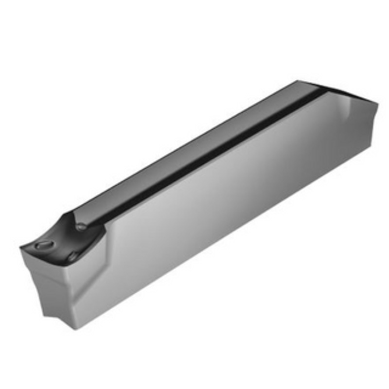 Walter GX Grooving & Parting Carbide Insert, CF6 Chipbreaker, Grade WSM43S, Neutral Lead Angle, 0.008 Radius, 0.118 Insert Cut Width, Insert GX24-2E300N02-CF6