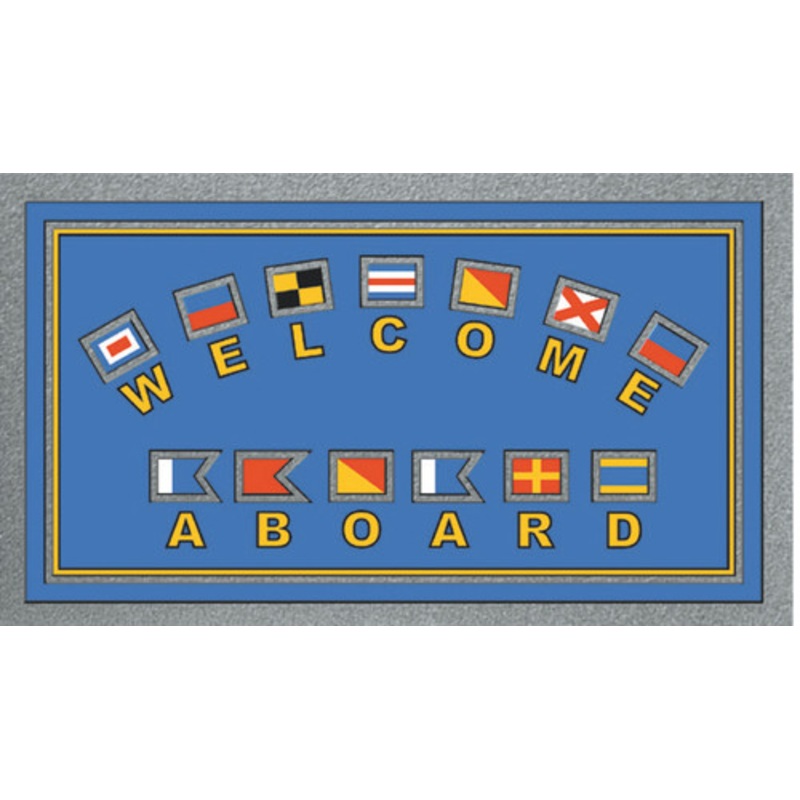 Mat – Welcome Aboard Flag Bunting 40×68