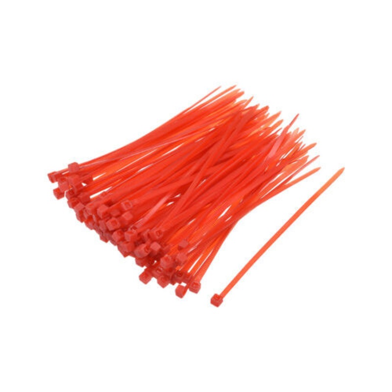 Red Cable Ties 4.8 x 200mm