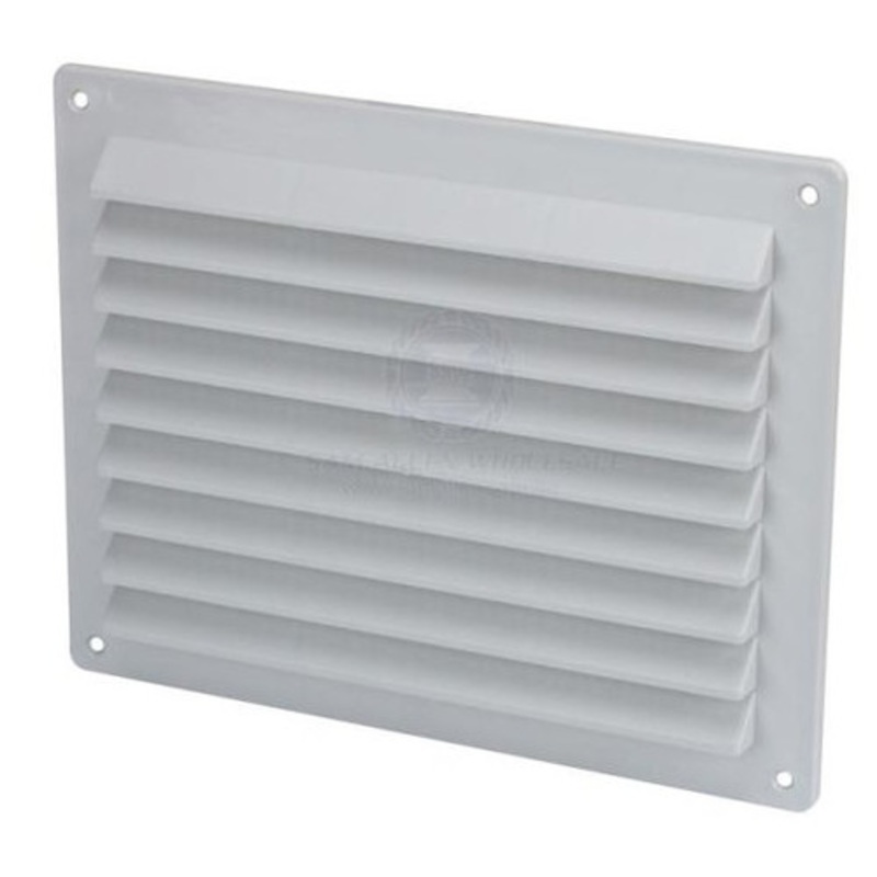 Vent Rectangular White Plastic 200mm x 160mm