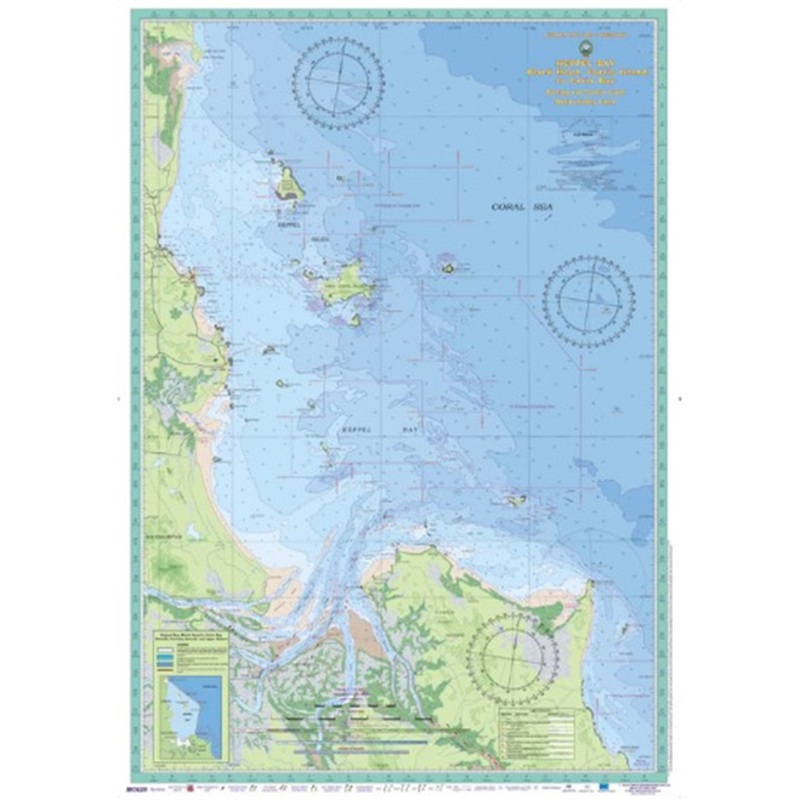 Chart Keppel Bay Black Head Curtis Island