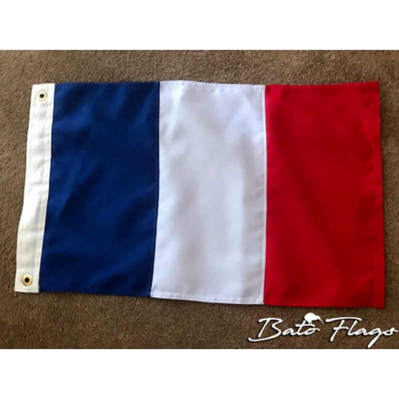 Flag French Courtesy Woven