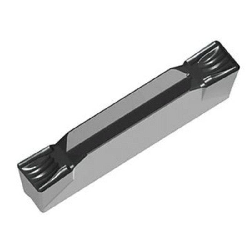 Walter GX Grooving & Parting Carbide Insert, UF4 Chipbreaker, Grade WSM33S, Neutral Lead Angle, 0.016 Radius, 0.157 Insert Cut Width, Insert GX24-3E400N04-UF4