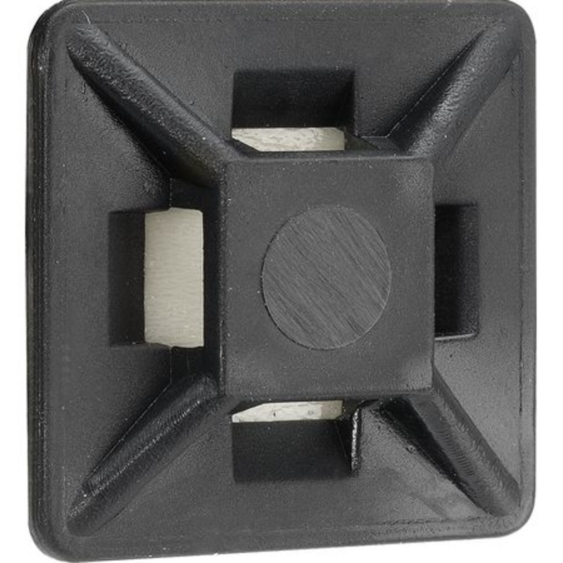 Cable Tie Mounts Black 10pack