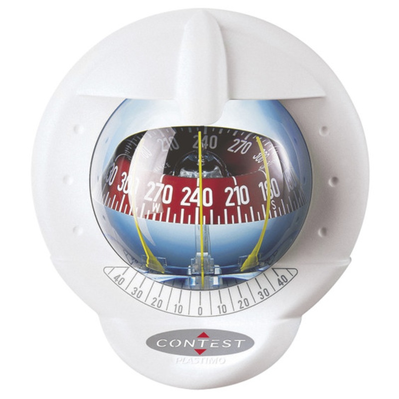 Sailboat Compass with Red Card