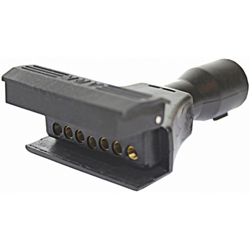 Trailer Adapter 7 pin round to 7 pin flat