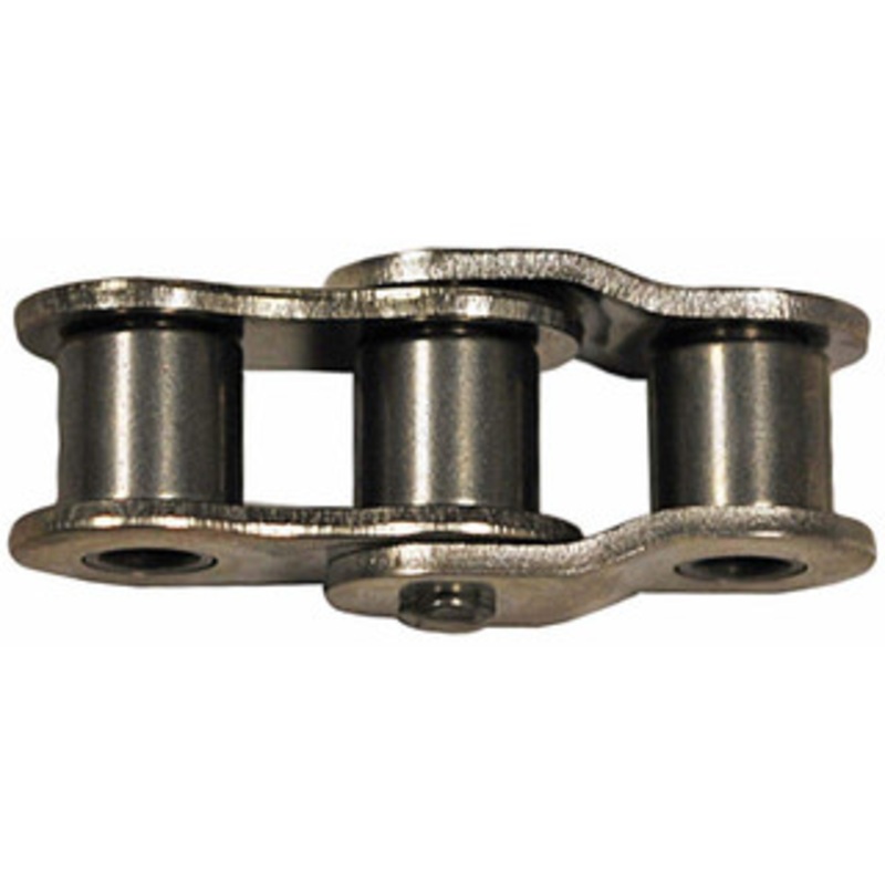 U.S. Tsubaki 1/4 Pitch, ANSI 25, Roller Chain Offset Link Carbon Steel, For Use with Single Strand Chain 25OL – 06057582