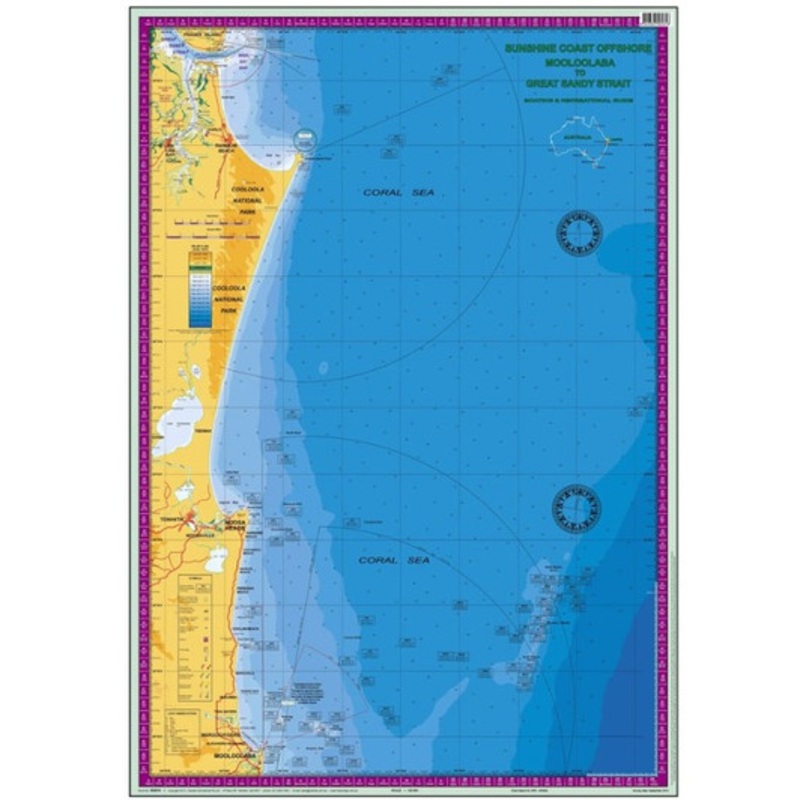 Chart Mooloolaba to Wide Bay Bar