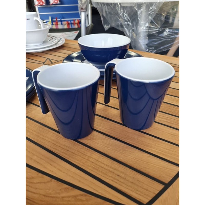 Navy Blue Mug Set of 6