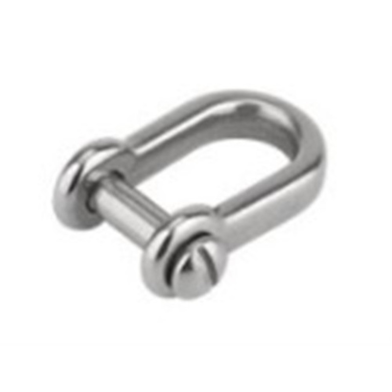 Shackle D Semi Round Slot Head 6mm