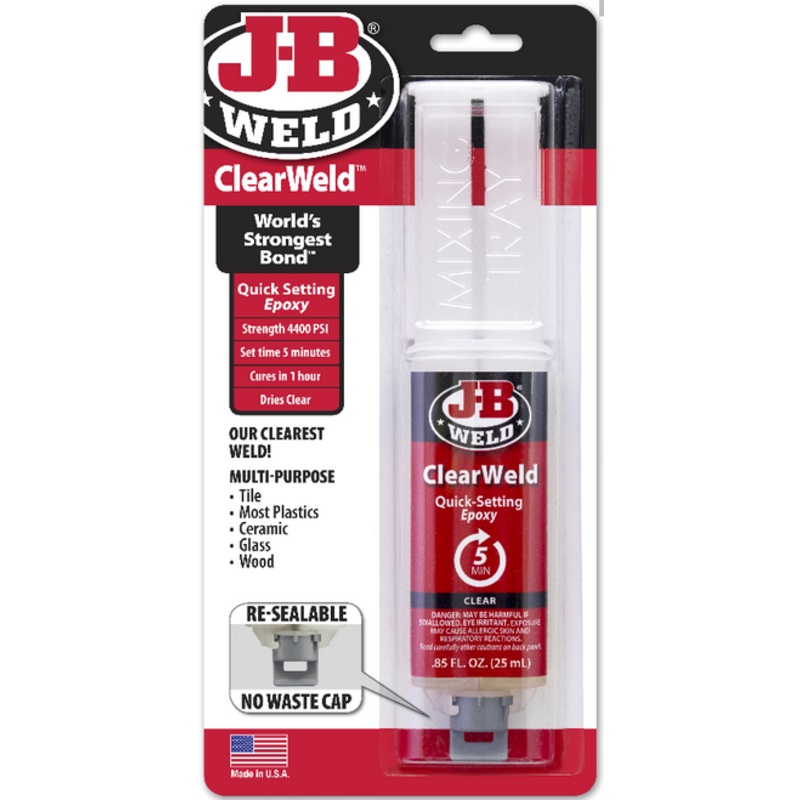 JB Weld – Clear Weld 25ml