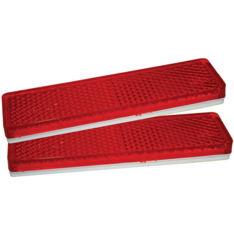 Reflectors 85 x 22mm Red