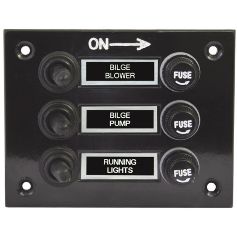 Switch Panel W/Boots 3 Sw