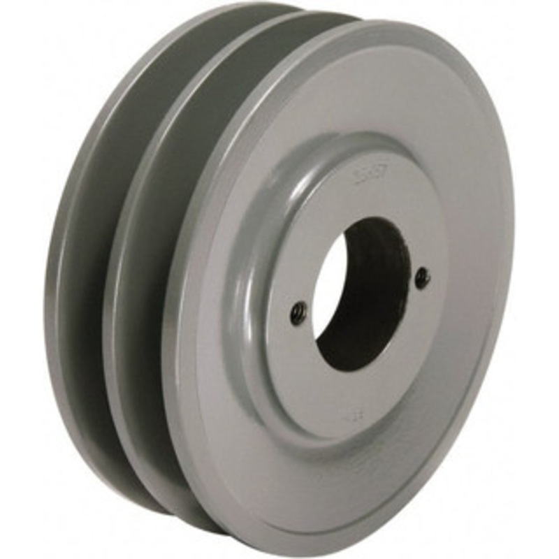 TB Woods 2 Groove, 1/2 to 1-1/2 Bore Diam, 5.45 Outside Diam, QD Bushed V Belt Sheave 4.7 A Diam Belt Pitch 2BK57 – 82222225