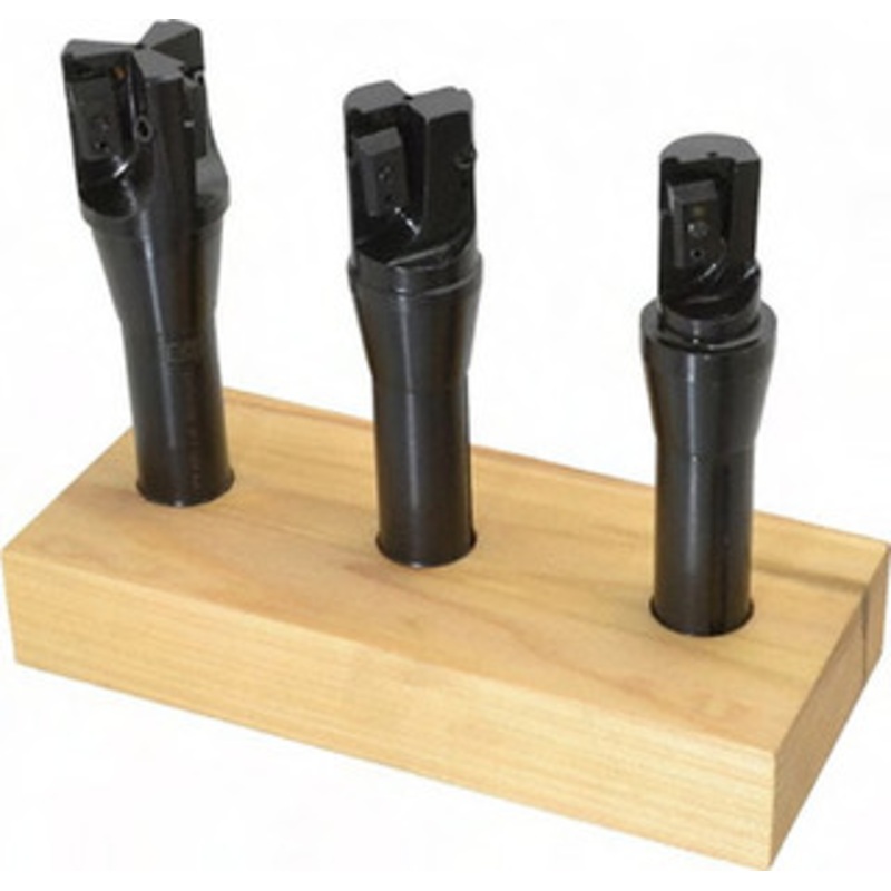 APT 3 Piece 1, 1-1/4, 1-1/2 Tri-Dex Indexable End Mill Set – EM8R1