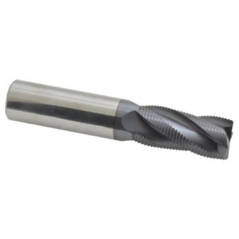Accupro 4-Flute High Performance AlTiN Coated Fine Tooth Roughing End Mill, 3/4 Size, 1-5/8 LOC, 4 OAL – 37-268-0