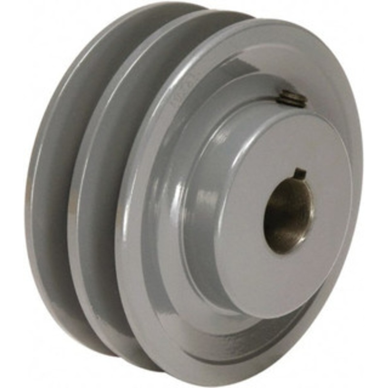 TB Woods 1-3/8 Bore Diam, 4-1/4 OD, Finished Bore Two Groove Sheave 1-3/4 Wide 2BK45138 – 82222746