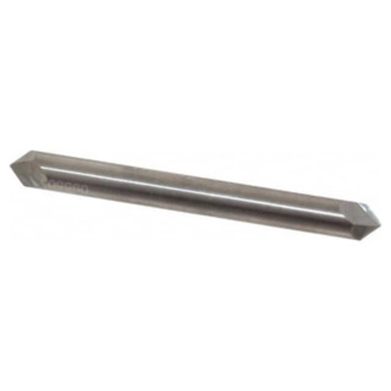 Accupro Double End 2-Flute Solid Carbide 90 End Chamfer Mill, 1/4 Size, 2-1/2 OAL – 37-306-8