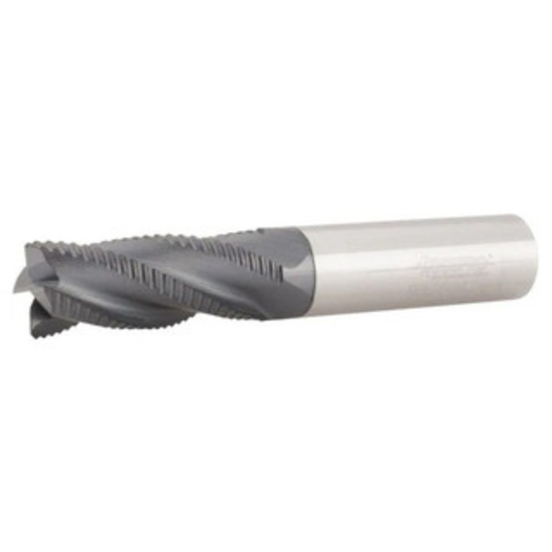 Accupro 4-Flute High Performance AlTiN Coated Fine Tooth Roughing End Mill, 1/2 Size, 1-1/4 LOC, 3 OAL – 37-265-6