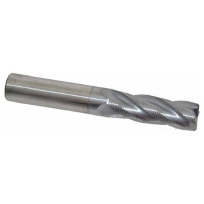 Accupro 4-Flute High Performance TiCN Coated Fine Tooth Roughing End Mill, 3/4 Size, 2-1/4 LOC, 5 OAL – 37-256-5