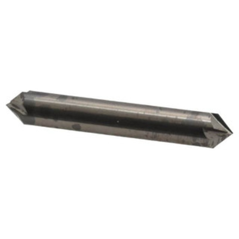 Accupro Double End 4-Flute Solid Carbide 90 End Chamfer Mill, 3/8 Size, 2-1/2 OAL – 37-317-5